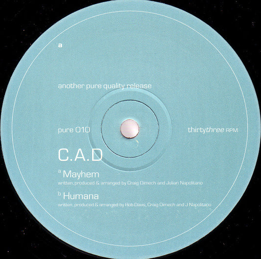 C.A.D : Mayhem / Humana (12")