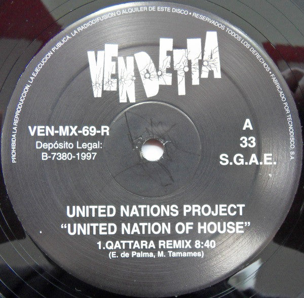 United Nations Project : United Nations Of House (Remix) (12")