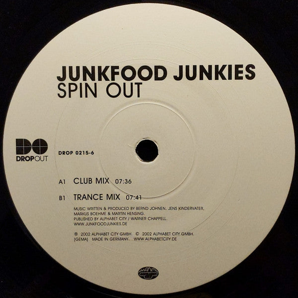 Junkfood Junkies : Spin Out (12")