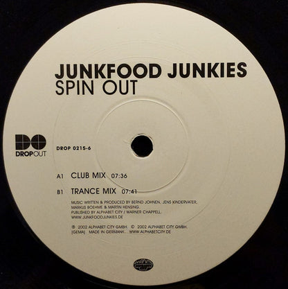 Junkfood Junkies : Spin Out (12")