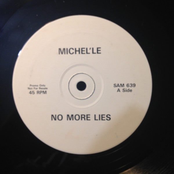 Michel'Le : No More Lies (12", Single, Promo)