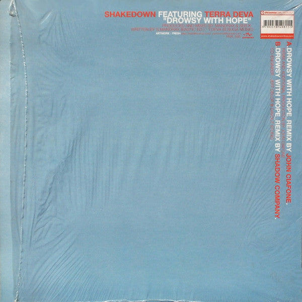 Shakedown : Drowsy With Hope (Remixes) (12")