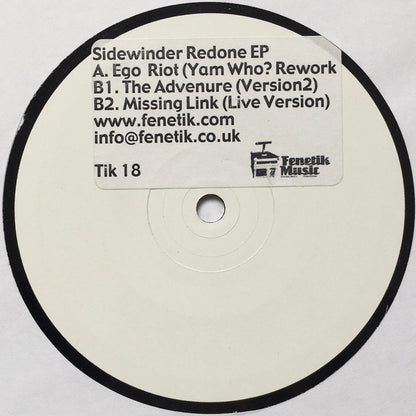 Sidewinder : Redone EP (12", EP, Promo, W/Lbl, Sti)