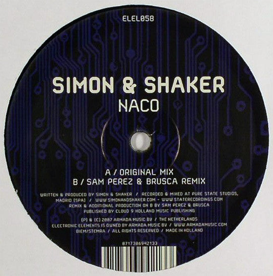 Simon & Shaker : Naco (12")