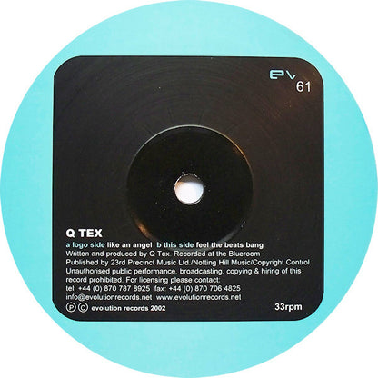 Q Tex* : Like An Angel / Feel The Beats Bang (12")