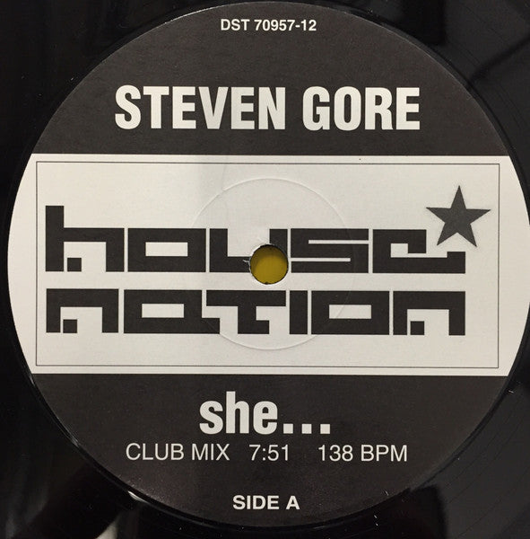 Steven Gore : She... (12")