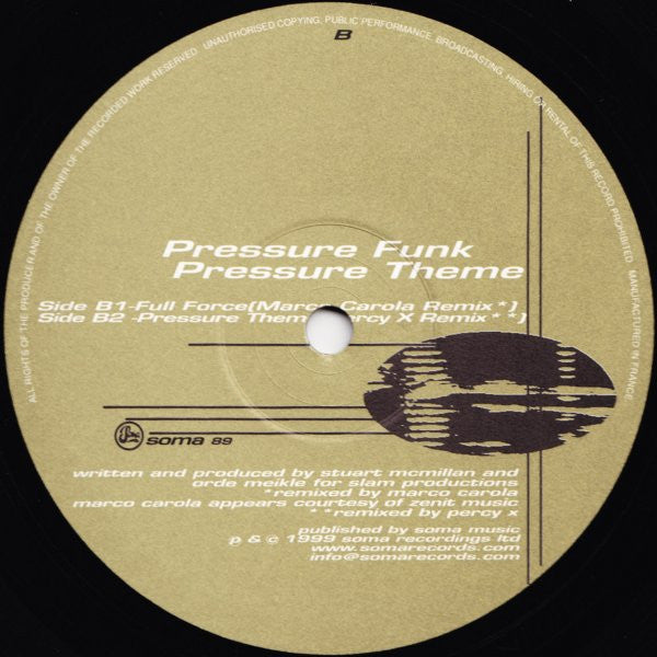 Pressure Funk : Pressure Theme (12")