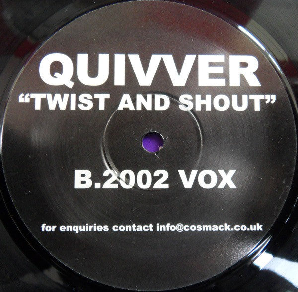 Quivver : Twist And Shout (12", Ltd)