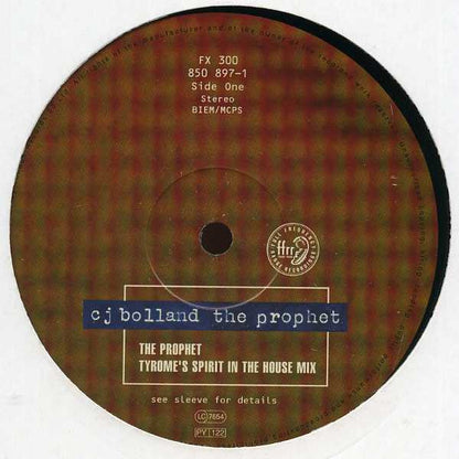 CJ Bolland : The Prophet (12", Single)