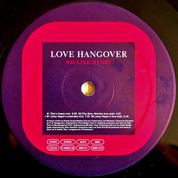 Pauline Henry : Love Hangover (12")
