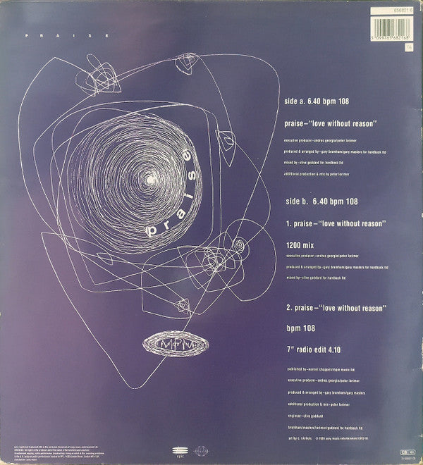 Praise : Love Without Reason (12")