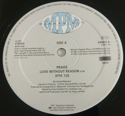 Praise : Love Without Reason (12")