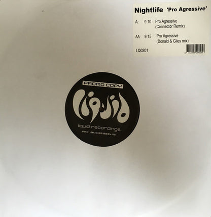 Nightlife : Pro Agressive (12", Promo)