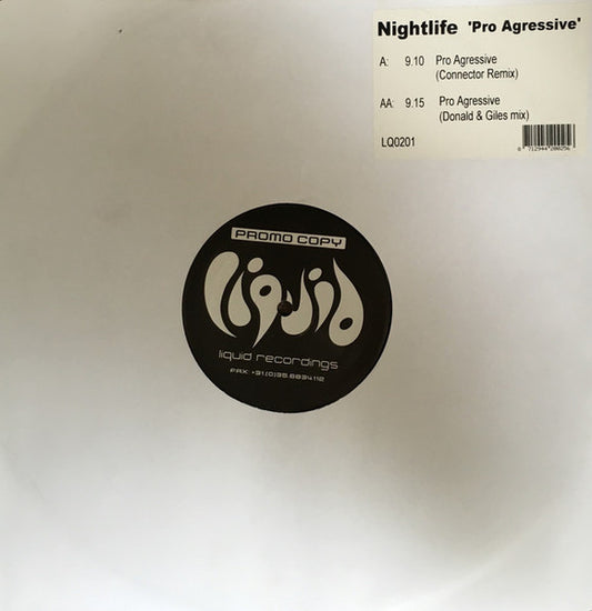 Nightlife : Pro Agressive (12", Promo)