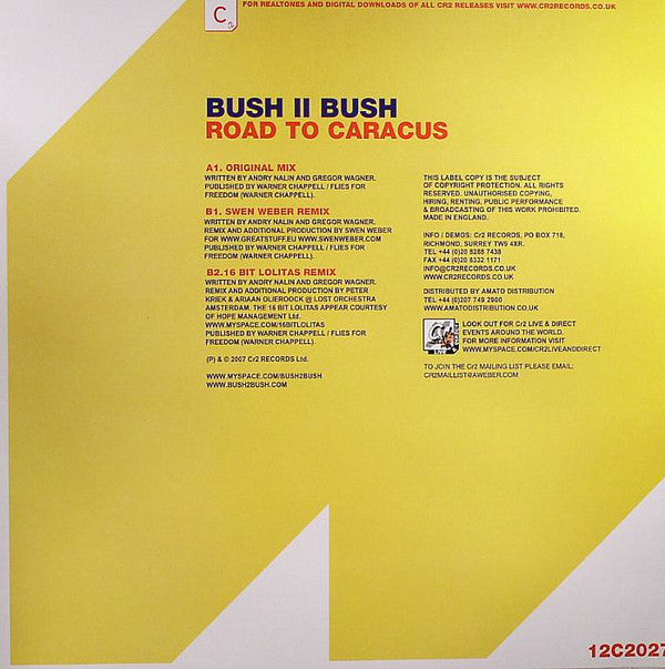 Bush II Bush : Road To Caracus (12")