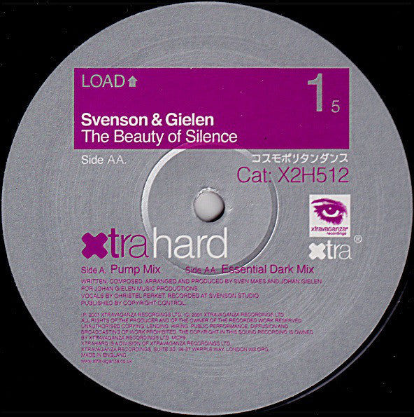 Svenson & Gielen : The Beauty Of Silence (12")