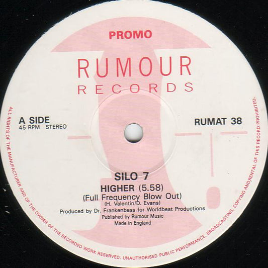 Silo 7 : Higher (12", Promo)