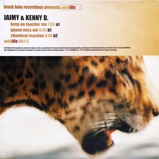 Jaimy & Kenny D. : Keep On Touchin' Me (12")