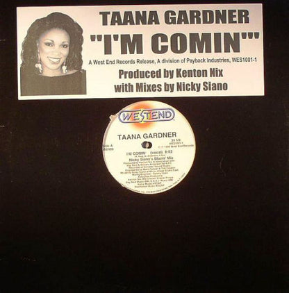 Taana Gardner : I'm Comin' (12")