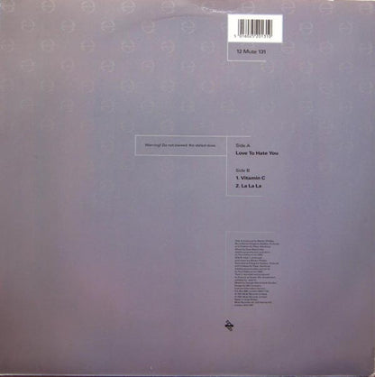 Erasure : Love To Hate You (12", Single)