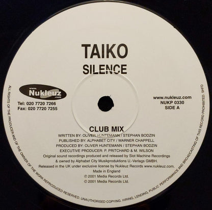 Taiko : Silence (12")