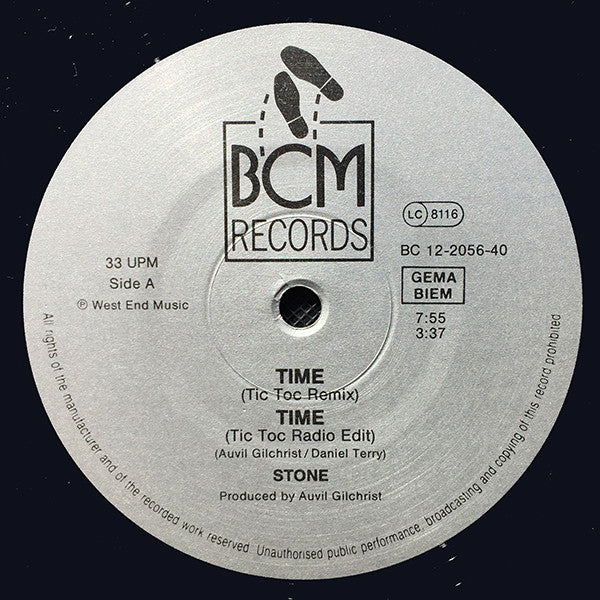 Stone : Time (Tic Toc Remix) (12")