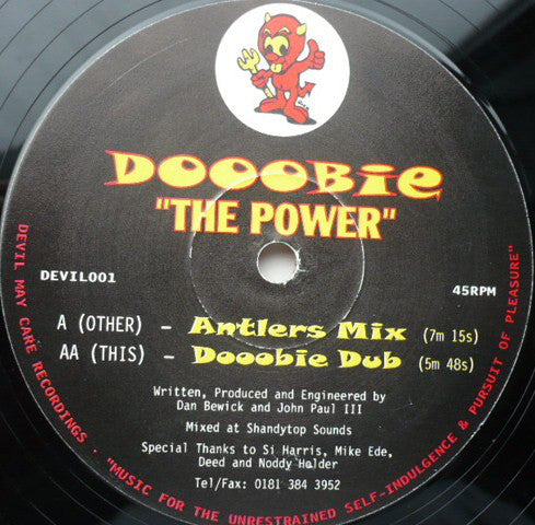 Dooobie : The Power (12")