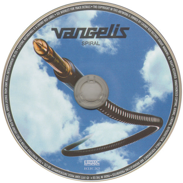 Vangelis : Spiral (CD, Album, RE, RM, RP, Dig)