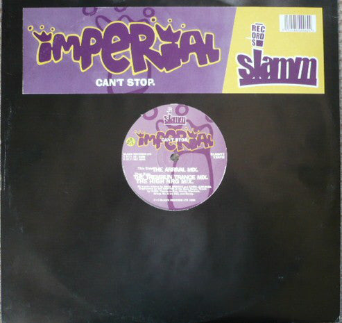 Imperial : Can't Stop (12")