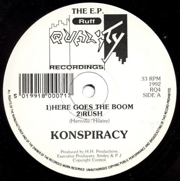 Konspiracy : The E.P. (12", EP)