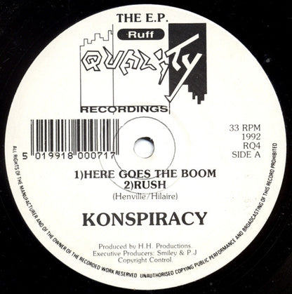 Konspiracy : The E.P. (12", EP)