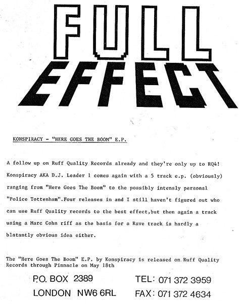 Konspiracy : The E.P. (12", EP)