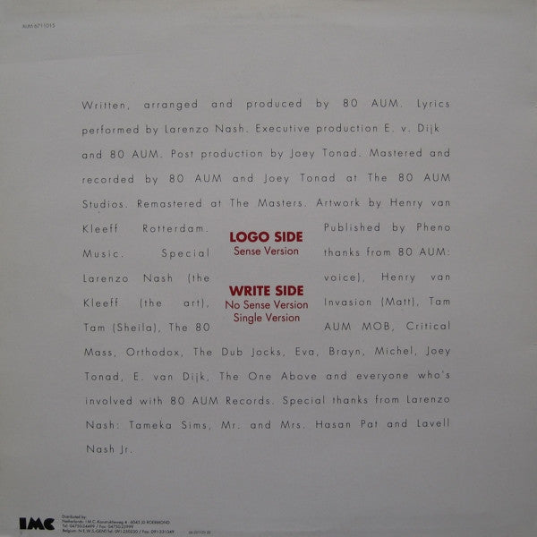 80 Aum : Stronger Than Steel (12")