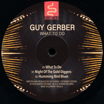 Guy Gerber : What To Do (12", EP)