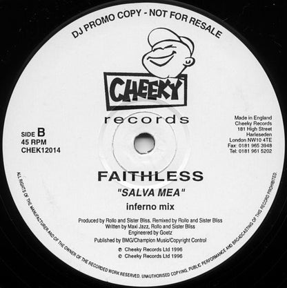 Faithless : If Lovin' You Is Wrong (2x12", Promo)