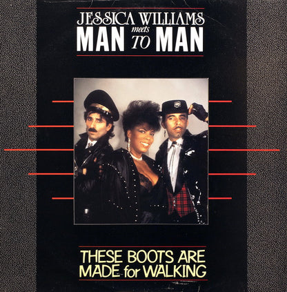 Jessica Williams Meets Man 2 Man : These Boots Are Made For Walking (12")