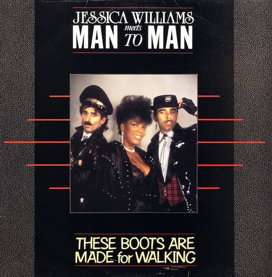 Jessica Williams Meets Man 2 Man : These Boots Are Made For Walking (12")