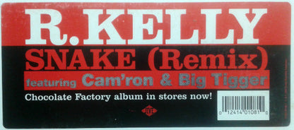 R. Kelly Featuring Cam'ron & Big Tigger : Snake (Remix) (12", Maxi)