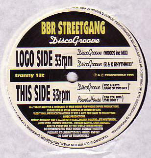 BBR Streetgang : Disco Groove (12")