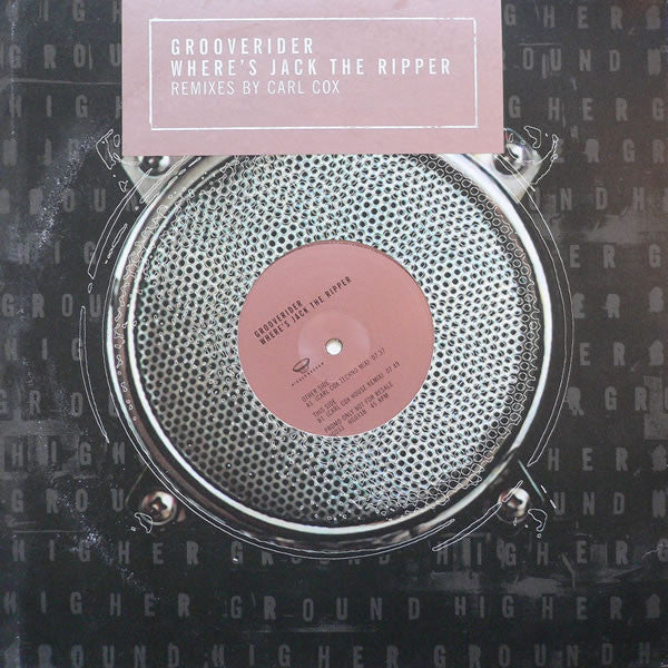 Grooverider : Where's Jack The Ripper (Remixes By Carl Cox) (12", Promo)