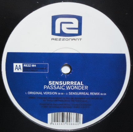 Sensurreal : Passaic Wonder (12")