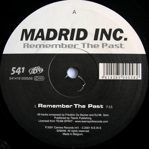 Madrid Inc. : Remember The Past (12")