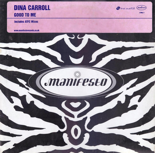 Dina Carroll : Good To Me (12", W/Lbl)