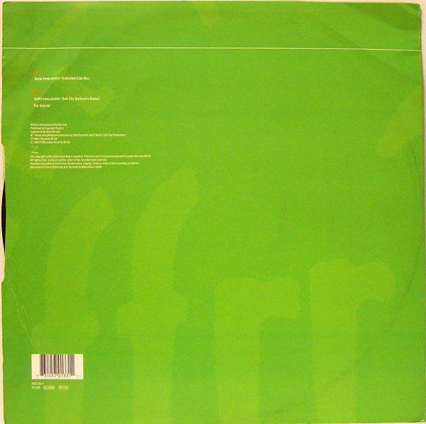 Z Factor : Gotta Keep Pushin' (12")