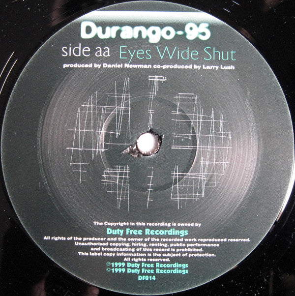 Durango 95 : Drum Decay / Eyes Wide Shut (12")
