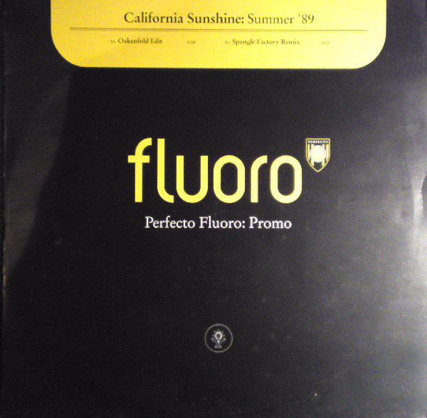 California Sunshine : Summer '89 (12", Promo)