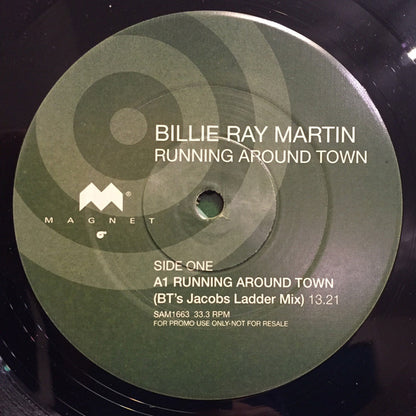 Billie Ray Martin : Running Around Town (12", Promo)