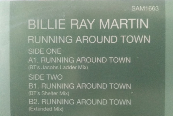 Billie Ray Martin : Running Around Town (12", Promo)