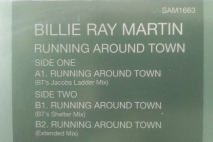 Billie Ray Martin : Running Around Town (12", Promo)