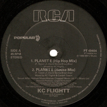 KC Flightt : Planet E (12")